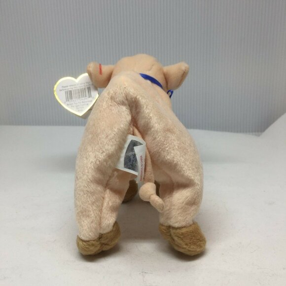 Ty Beanie Baby Knuckles Pig Plush Stuffed Animal Retired W Tag March 25 1999 - Picture 3 of 10